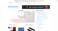 Desktop Screenshot of amdradeon.com